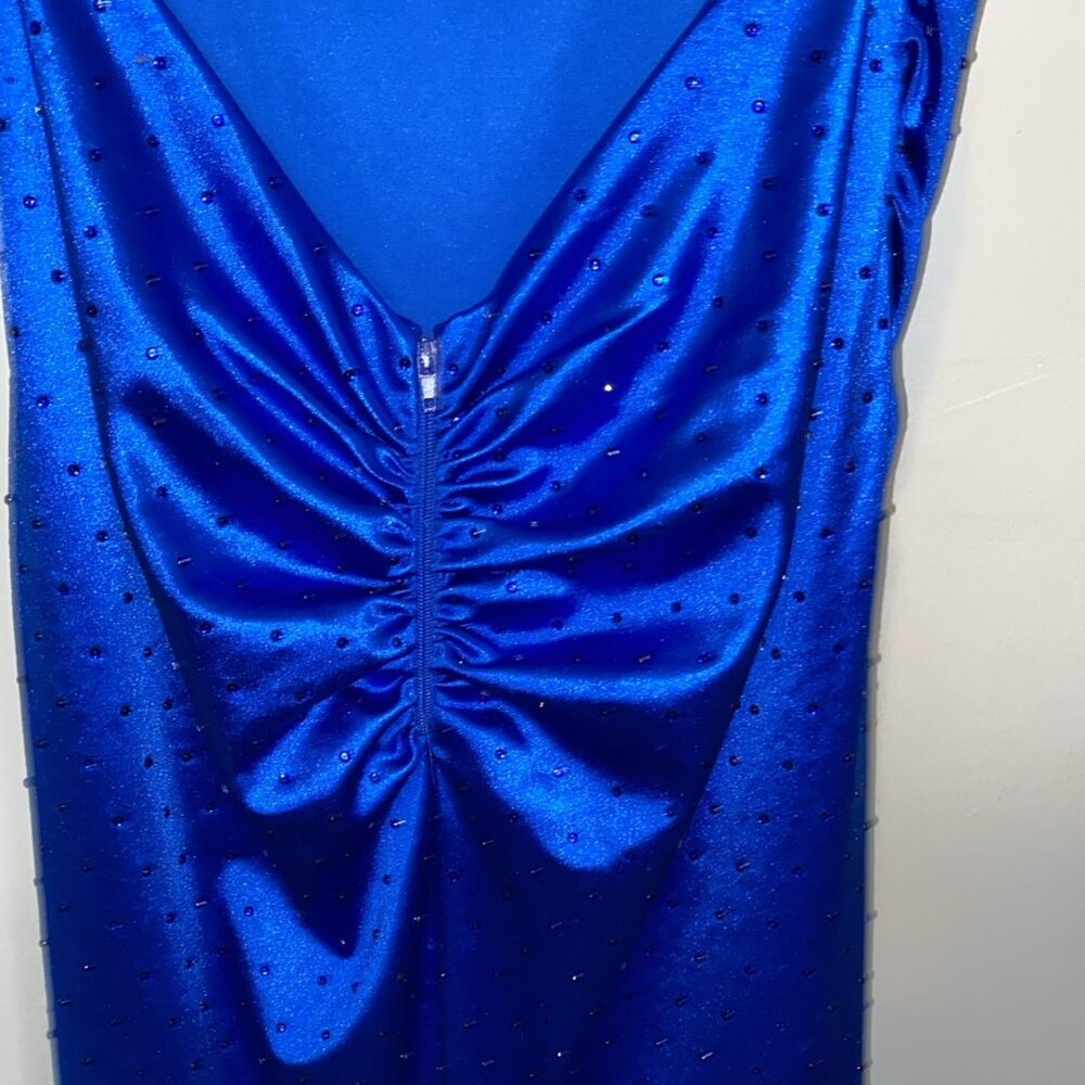 Midnight Doll Rhinestone Scoop Neck Open Back - Picture 5 of 8